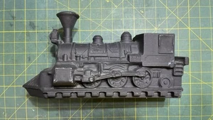 Vintage Cast Aluminum Locomotive Steam Train Wood Stove Humidifier - Picture 1 of 8