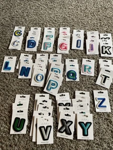 Ink & Barrel Self-Adhesive Letter 81 Patches Crafts Sewing Monogram Huge Lot - Picture 1 of 9