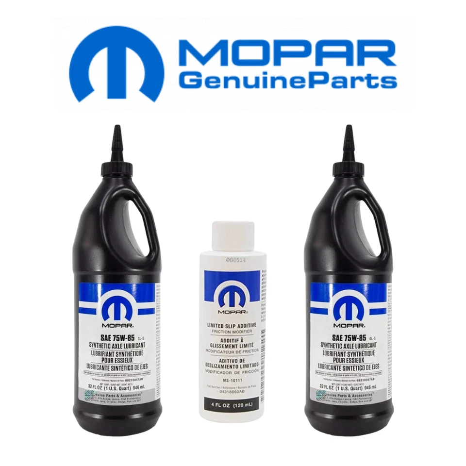 MOPAR SAE 75W85 DIFFERENTIAL GEAR OIL TRANSMISSION OIL 2L 68210057AB - Image 1 of 1