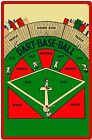 Baseball Dart Board Vintage Sign Bar Games Retro Heavy Duty Steel Metal Usa Tin