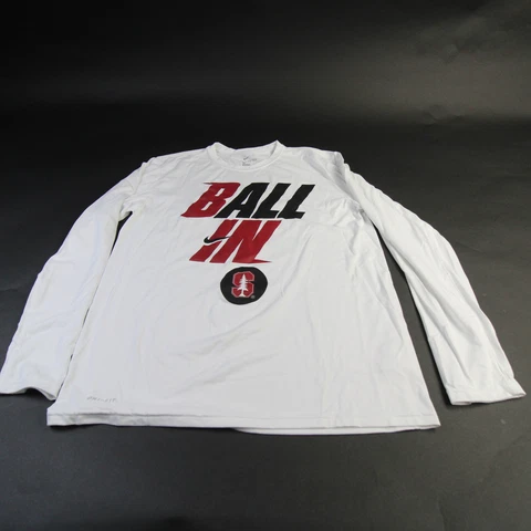 Stanford Cardinal Nike Nike Tee Long Sleeve Shirt Men's White New Cover