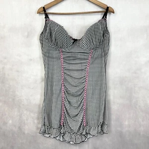 Rampage Intimates Babydoll Womens Mesh Chemise Size 3X Whimsy Coquette Romantic - Picture 1 of 9