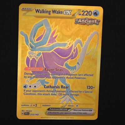 Walking Wake ex SV05: Temporal Forces Pokemon Hyper Rare Holofoil 215/162 NM - Image 1 of 4