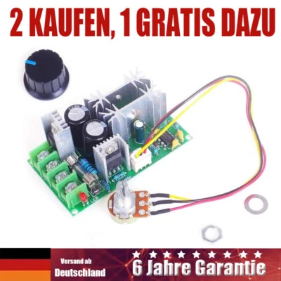12V 24V 36V 48V 60V 1200W 20A PWM Controller DC Motor Speed Control Drive Module - Bild 1 von 4