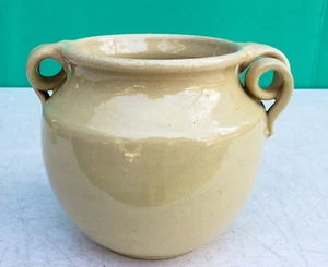 Pittsville Pottery Vase Wisconsin Art Pottery 6" Unusual Coiled Handles c1930s - Picture 1 of 9