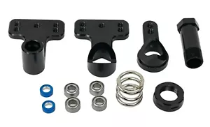 ASC7531 Aluminum Servo Saver /Steering Bellcrank Black Team Associated RC10GT/DS - Picture 1 of 4