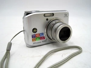 GE A1050 Silver 10.1 MP 5X Optical Zoom Digital Camera Works - Picture 1 of 2