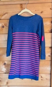 In Great Condition Gap Kids Girls Disney Blue and Pink Jumper Dress Age 5 Years - Picture 1 of 6