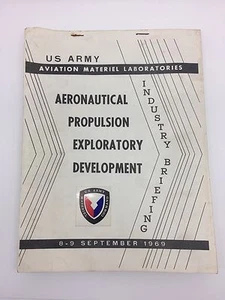 U.S. Army 1969 Aeronautical Development Industry Briefing On Propulsion (RF525) - Picture 1 of 9