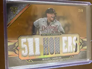 2024 Topps Miguel Cabrera Triple Threads 2/9 - Bild 1 von 2