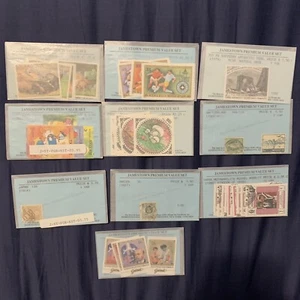 WW STAMP LOT IN JAMESTOWN PREMIUM GLASSINES DISNEY, SOCCER, MUSHROOMS, & MORE - Picture 1 of 11