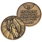 Guardian Angel, Gold Plated Challenge Coin, Psalm 91:11