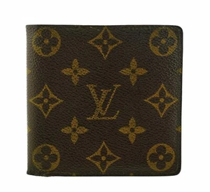 Authentische Louis Vuitton LV Monogramm Canvas Leder Marco faltbare Geldbörse Spanien - Bild 1 von 8