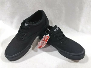 VANS Doheny Black Canvas Boy's Skate Shoes - Assorted Sizes NWB - Picture 1 of 7