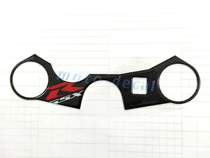Real Carbon Fiber For GSX-R 1000 GSXR 750 GSXR600 Top Triple Clamp Yoke 3D Decal - Picture 1 of 15