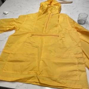 Lands End Unisex Rain Jacket / Long Sleeve / Zip & Snap Closure. NEW!!! - Picture 1 of 4