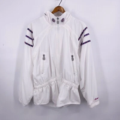 Vintage KAELIN Women’s Lightweight Spring Snow Ski Jacket Windbreaker White LG - Image 1 of 4