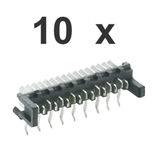 Set 10 X lumberg Micromodul Tab Header Mics 16 Way - Picture 1 of 1