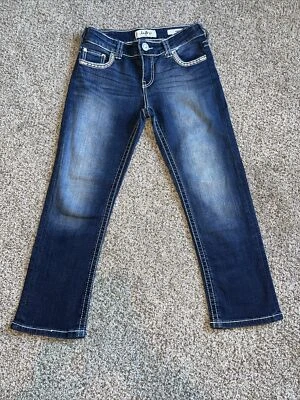 Jeans de mezclilla recortados capri Daytrip Virgo talla 27 (28x25 real) Foto 1 de 4