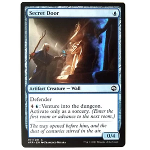 x1 Secret Door AFR MTG M/NM Common Blue Artifact Creature Wall Adventures TCG - Bild 1 von 3