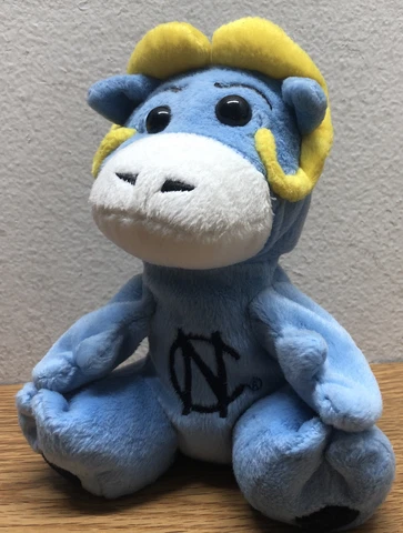 Limited Edition The Collegiate Bean Bag Team Mascots North Carolina Tar Heels 8” Cover