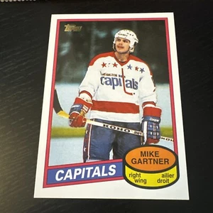 2002 02-03 TOPPS ROOKIE REPRINT CAPITALS MIKE GARTNER 1980-81 TOPPS - Picture 1 of 2
