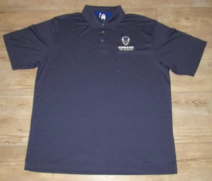 Howard University Bison Champion Athletics Embroidered Polo Shirt Men's Large - Picture 1 of 3