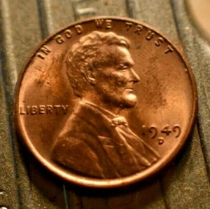 Choice! 1949-S Lincoln Wheat Cent 1c. (#8406) - Picture 1 of 2