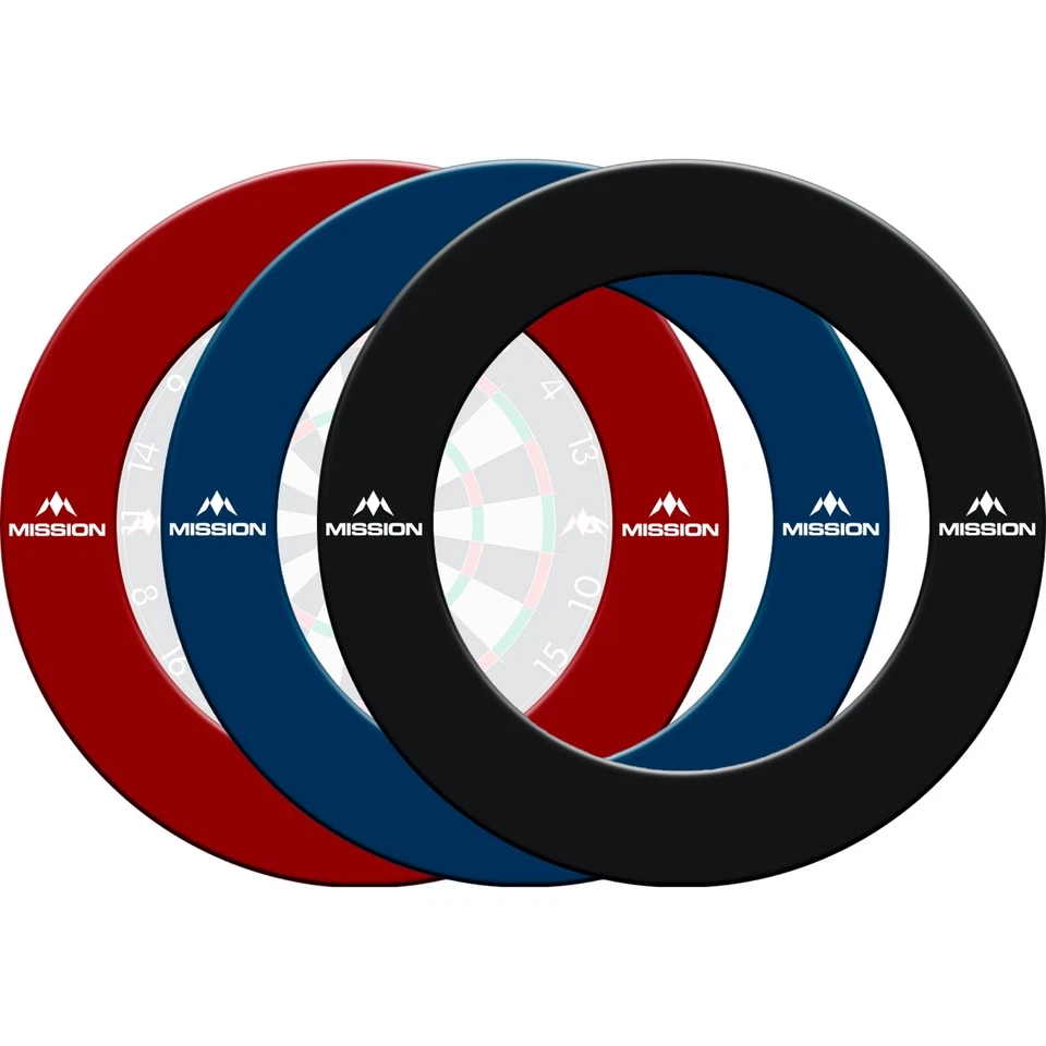 Mission Dartboard Surround Plain Dart Board Rubber Ring With Logo - Image 1 of 1
