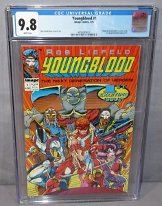 Youngblood #1 (Bild/Extremer 1. Titel) CGC 9,8 NM/MT weiße Seiten 1992 - Bild 1 von 3