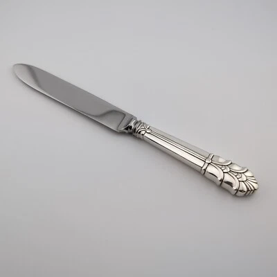 Cuchillo de almuerzo Tiffany Palmette de plata de ley 8 5/8" - con monograma "EM" Foto 1 de 3