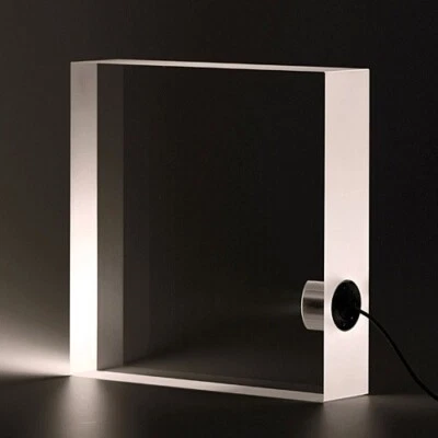 Tokujin Yoshioka Yamagiwa ToFU Lampada da Tavolo LED 100V Trasparente Acrilic... - Immagine 1 di 4