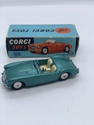 CORGI TOYS 302 M.G.A SPORTS CAR 1/43 SCALE MADE IN GT BRITAIN. - Image 1 of 4