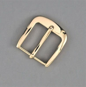 1 3/8 Zoll (35 mm) SCHNALLE (#9 G) FRAU ODER MÄNNER GLÄNZEND GOLD FARBE HOHE MENGE NEU - Bild 1 von 6