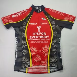 Suarez Performance Mens Short Sleeve Cycling Jersey YMCA NWOT Floral - Picture 1 of 10