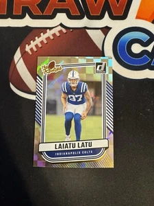 2024 Panini Donruss Laiatu Latu #TR-35 The Rookies Indianapolis Colts (RC) - Bild 1 von 2