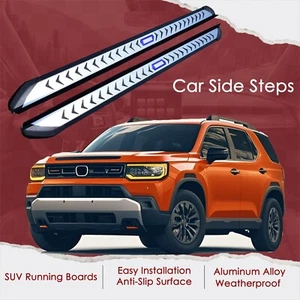 2PCs Side Steps Running Boards Fits for HONDA PASSPORT 2025 2026 Side Nerf Bars - Picture 1 of 6