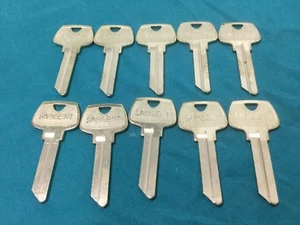 Sargent Original RE 6 pin Key Blanks, Set of 10 - Locksmith - Picture 1 of 3