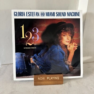 Gloria Estefan And Miami Sound Machine – 123 - Vinyl 12" UK Import - VG+/VG+ - Image 1 of 2