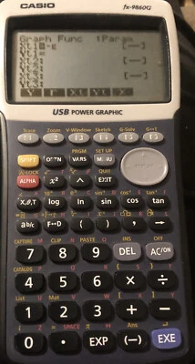 2663 Casio FX-9860G AU Scientific Graphing Calculator With Cover - Image 1 of 4