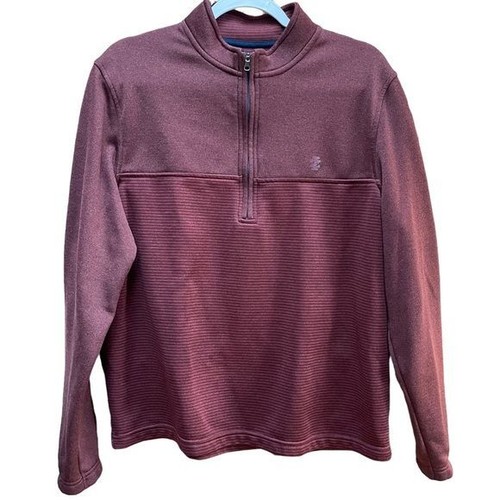 VETEMENTS IZOD Maglione Golf 1 4 Zip Pullover Hydra Shield Impermeabile Outdoor Taglia M