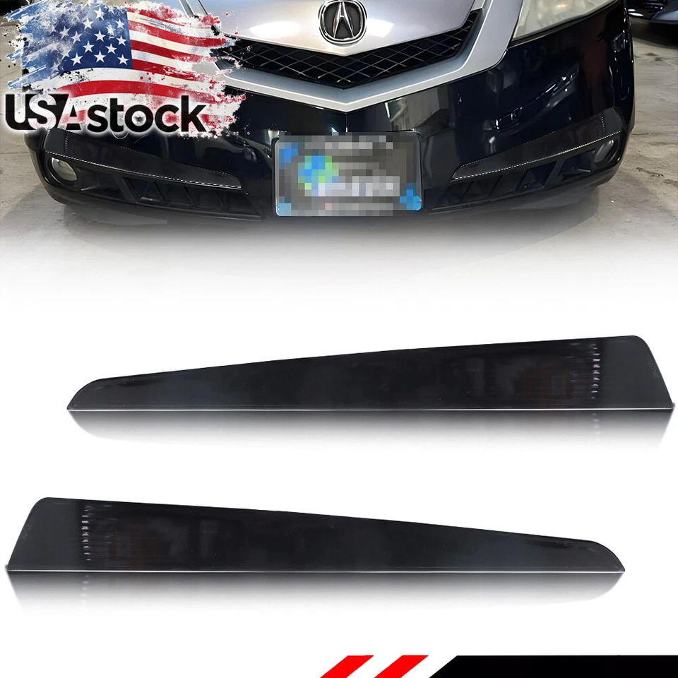 2X Smoked Lens Front Bumper Parking Turn Signal Lights For 2009-2011 Acura TL - Image 1 of 4