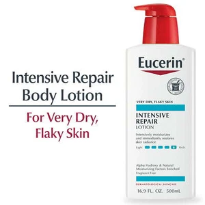 Eucerin Intensive Repair Body Lotion Fragrance & Paraben Free 16.9 Oz 2 Pack - Picture 1 of 7