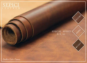 4/5oz. Apache Hydro Leder für Lederbastler, chromgegerbtes Leder. - Bild 1 von 4