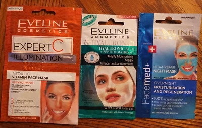 Mascarilla nocturna Eveline Cosmetics Face Med y Ultra-Repair = Expert C = 2ª máscara Foto 1 de 4