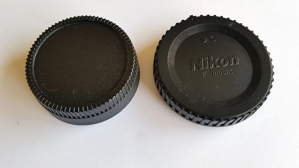 NIKON F MOUNT COMPATIBLE BODY AND REAR LENS CAP SET - Image 1 of 1