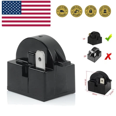 Relé de arranque automático de refrigerador de 1 pin 4,7 ohmios - Fácil instalación directa Foto 1 de 4