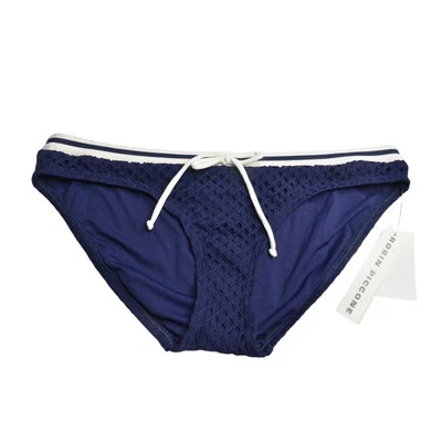 Parte inferior de bikini ROBIN PICCONE talla grande Cameron azul marino ganchillo nueva con etiquetas $82 Foto 1 de 3