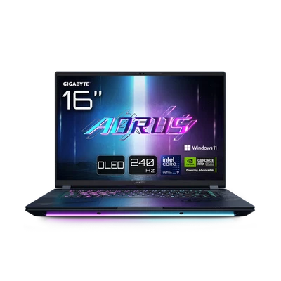 Laptop GIGABYTE AORUS MASTER 16 BYHC5DEE65SP - 16" QHD+ OLED 240 Hz Display, Int - Bild 1 von 4