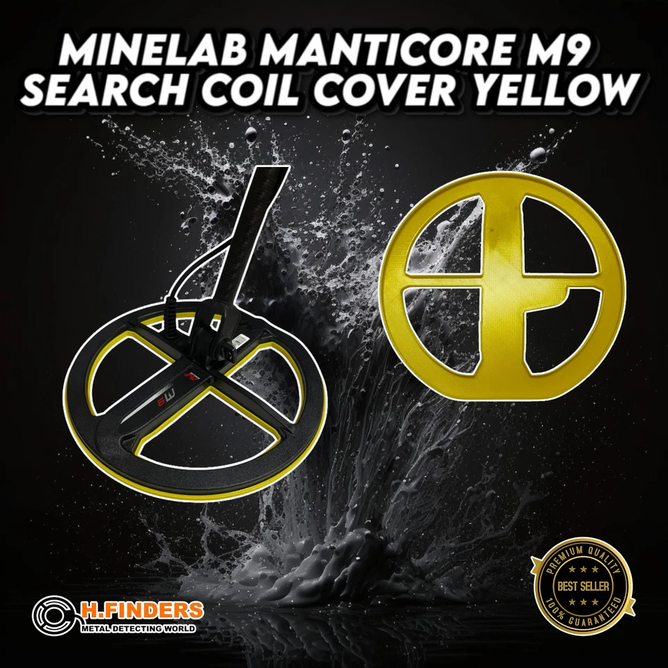 Minelab Manticore M9 Search Coil Cover Yellow - Image 1 of 3